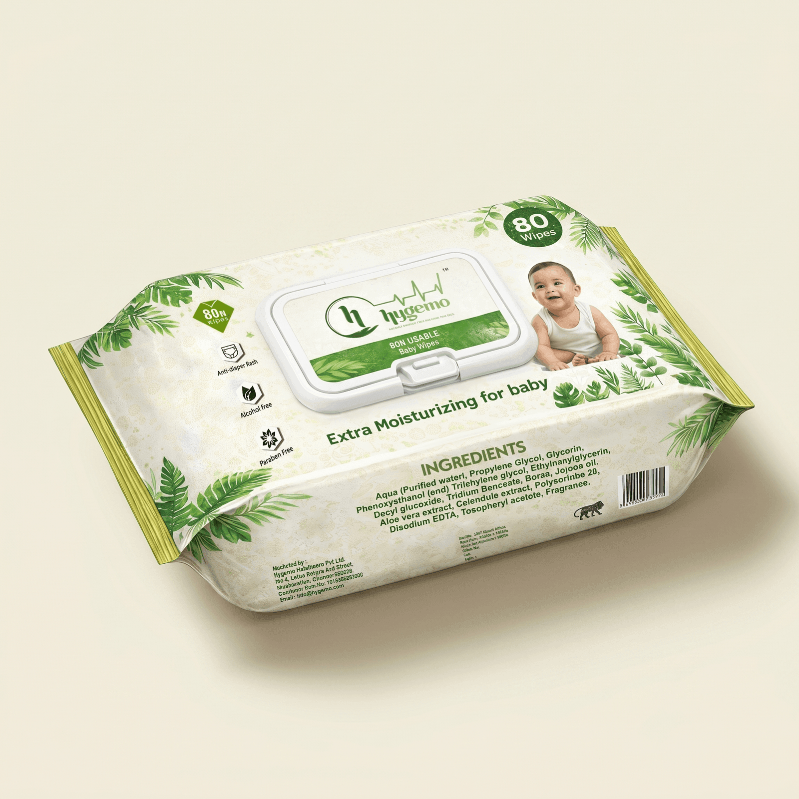 Hygemo Baby Wipes pack